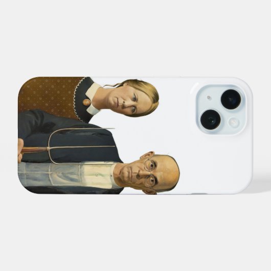 American Gothic iPhone 15 Case (Achterkant horizontaal)