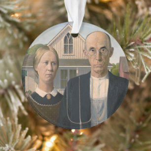 American Gothic: Landelijk leven Arme plattelandsb Ornament