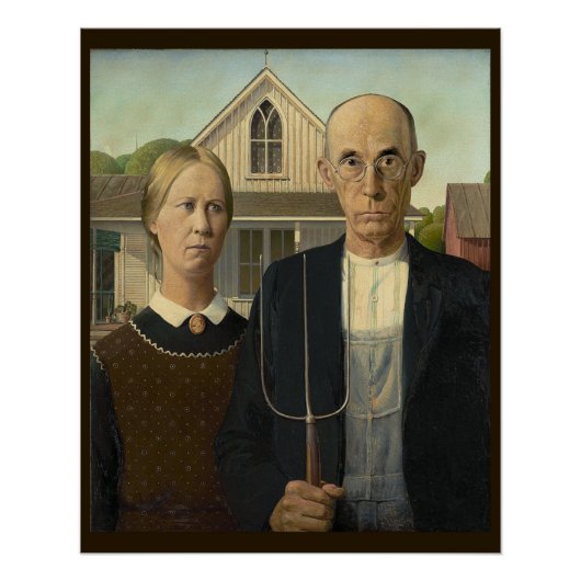 American Gothic Perfect Poster (Voorkant)