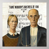 American Gothic poster humor (Voorkant)