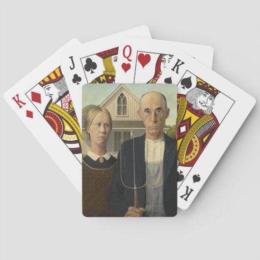 American Gothic Pplaykaarten Pokerkaarten (Achterkant)