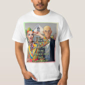 AMERICAN GOTHIC REVISITED T-SHIRT (Voorkant)
