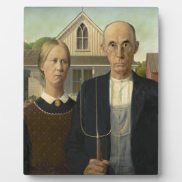American Gothic-schilderij Fotoplaat