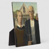 American Gothic-schilderij Fotoplaat (Zijkant)