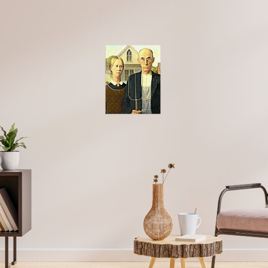 American Gothic, schilderij, Poster (Woonkamer 3)