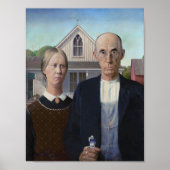 American Gothic - toothpaste tube squeezing Poster (Voorkant)