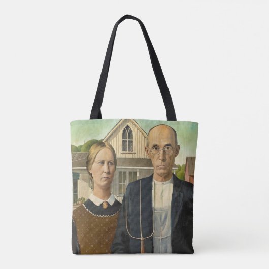 American Gothic Tote Bag (Achterkant)