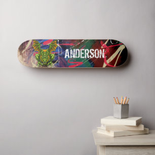 American Graffiti Personalized Dragon skateboard