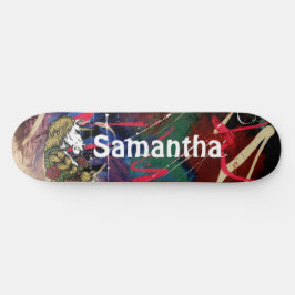 AMERICAN GRAFFITI WARRIOR UNICORN PERSOONLIJK SKATEBOARD