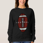 American graphic Football funny Trui (Voorkant)