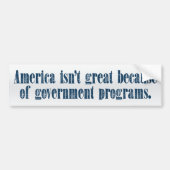 American Greatness Bumpersticker (Voorkant)