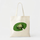 American Green Tree Frog Lily Pad Tote Bag (Voorkant)