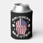 AMERICAN GRILL MASTER - KAMADO USA FLAG BLIKJESKOELER (Blikje Voorkant)