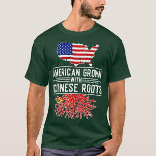 American Grown Chinese Roots Pride Italië T-shirt