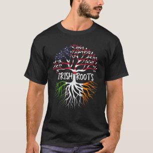 American Grown in Irish Roots Ireland T-shirt