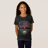 American Grown Irish Roots Ierland T-shirt (Voorkant volledig)