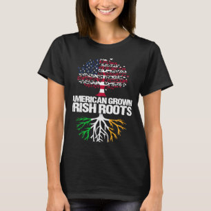 American Grown Irish Roots USA Ierland T-shirt