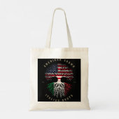 American Grown Italiaanse routs Italy Flag Pullove Tote Bag (Achterkant)