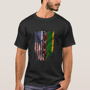 American Grown Litouwse Roots USA Litouwen Flag T-shirt