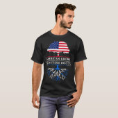 American Grown met Scottish Roots Scotland T-shirt (Voorkant volledig)