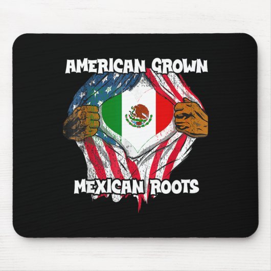 American Grown Mexican Roots Mexico Country Lover  Muismat (Voorkant)
