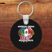 American Grown Mexican Roots Mexico Country Lover  Sleutelhanger (Voorkant)