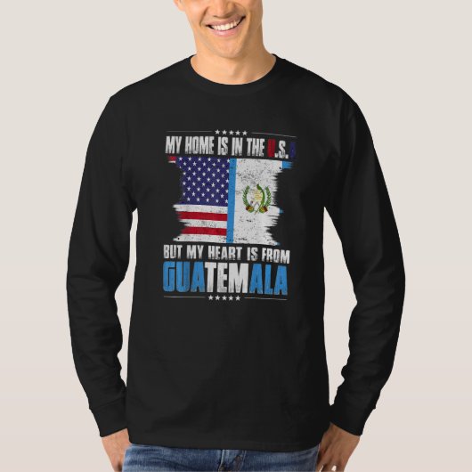 American Grown Patriot Guatemalan American from Gu T-shirt (Voorkant)