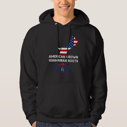 American Grown Root Guam Chamorro Hoodie (Voorkant)