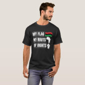 American Grown With African Roots Black History Mo T-shirt (Voorkant volledig)