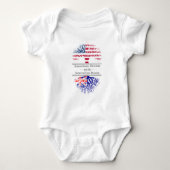 American Grown With Australian Roots Great Gift Romper (Voorkant)