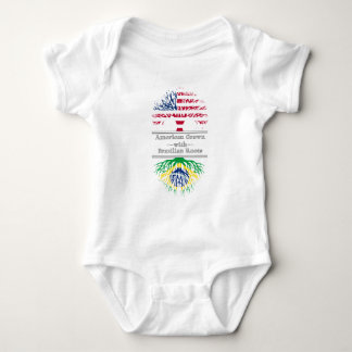American Grown With Brazilian Roots Great Gift Romper