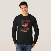 American Grown with Canadian Parts Patriotic Canad T-shirt (Voorkant volledig)