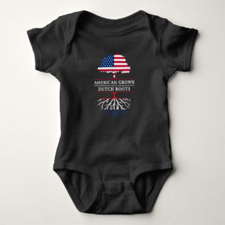 American Grown with Dutch Roots Nederland Romper