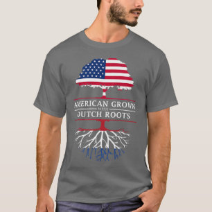 American Grown with Dutch Roots Netherlands Premi T-shirt