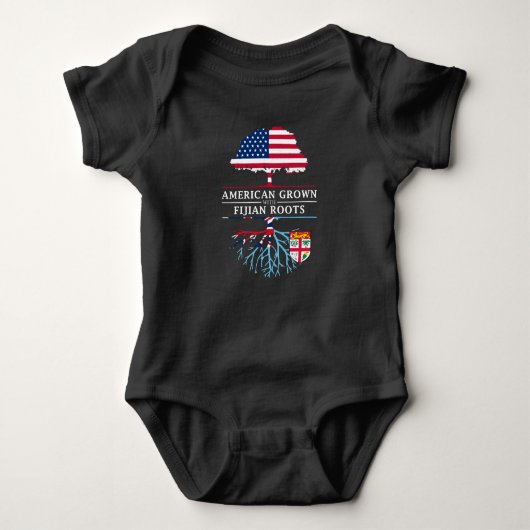 American Grown with Fijian RootsFiji Design Romper (Voorkant)