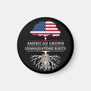 American Grown with Guanajuatense    RootsMexico Magneet