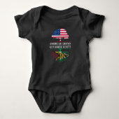 American Grown with Guyanese RootsGuyana Design Romper (Voorkant)
