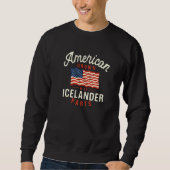 American Grown with Icelander Parts Patriotic Nati Trui (Voorkant)