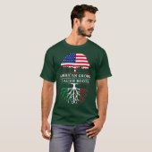American Grown with Italian Roots  Italy Premium T-shirt (Voorkant volledig)