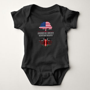 American Grown with Kenyan    RootsKenya Design Romper