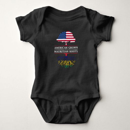 American Grown with Mauritian RootsMauritius Romper (Voorkant)