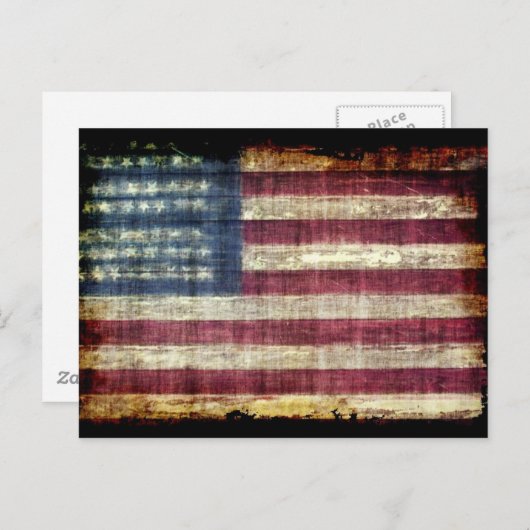 American Grunge Briefkaart (Voorkant / Achterkant)