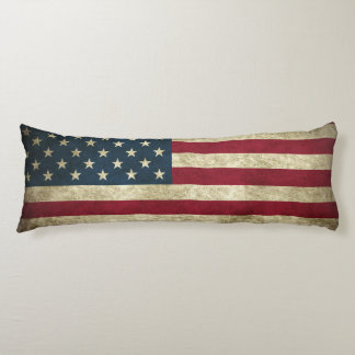 AMERICAN GRUNGE FLAG Custom Polyester Body Cushion Lichaamskussen