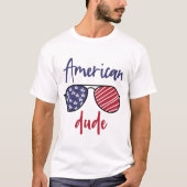 American Guy Patriotic T-shirt (Voorkant)