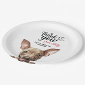 American Hairless Terrier Papieren Bordje (Gekanteld)