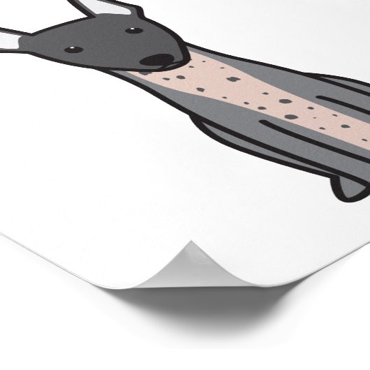 American Hairless Terrier Poster (Hoek)