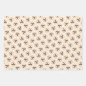 American Hairless Terrier Tan Schilderen Hond Art Inpakpapier Vel (Voorkant)
