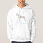 American Hairless Terrier Word Cloud Hoodie (Voorkant)
