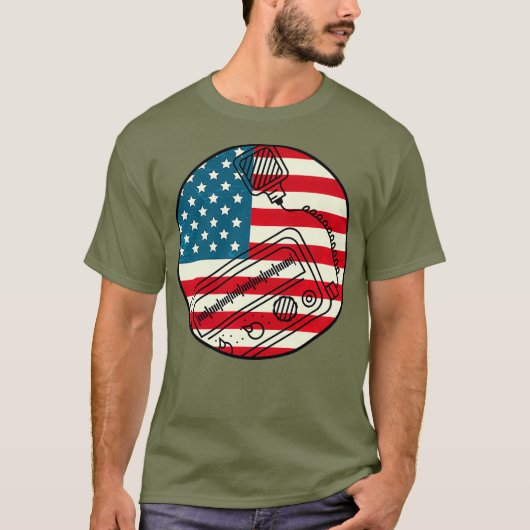 American Ham Radio Premium T-shirt (Voorkant)