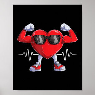 American Heart Disease Awareness Heart Month Heart Poster